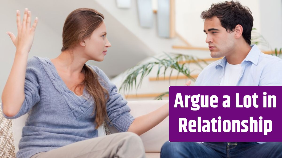 Young couple having an argument.